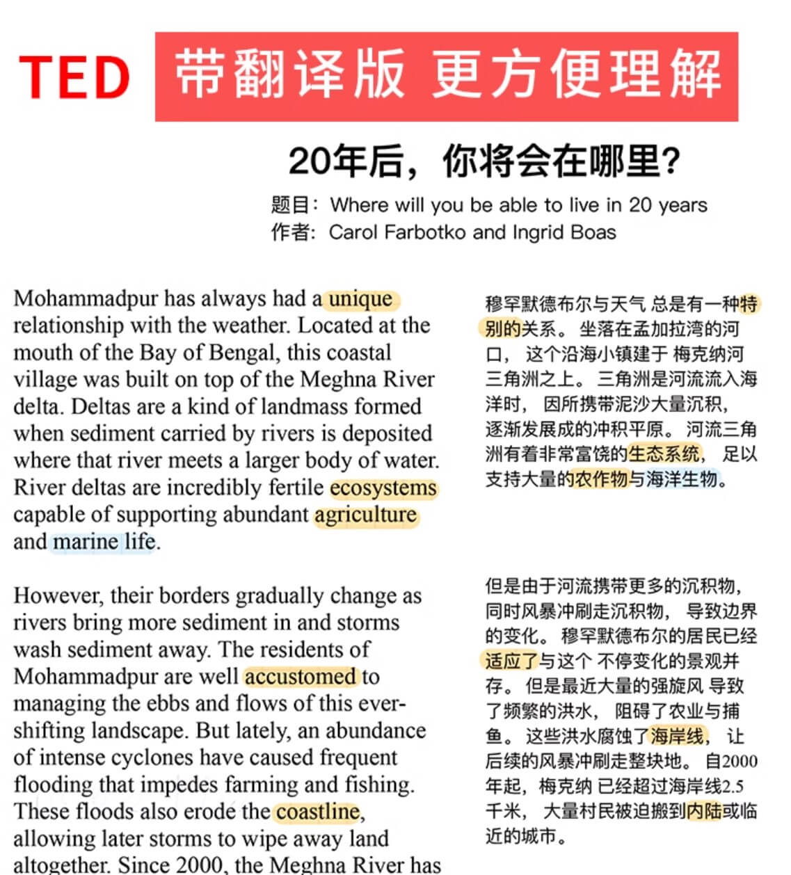TED全集汇总【中英文版、全英文版、无字幕版、演讲稿、音频】
