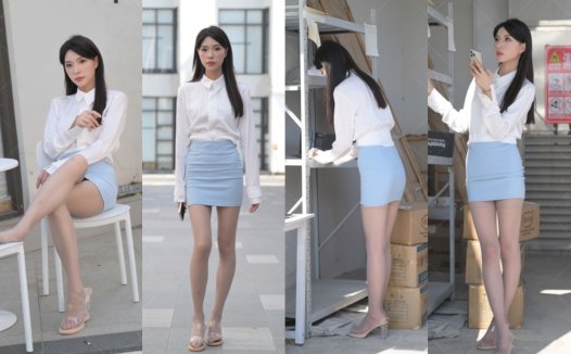 [不吃鸡蛋] 蓝色制服美女